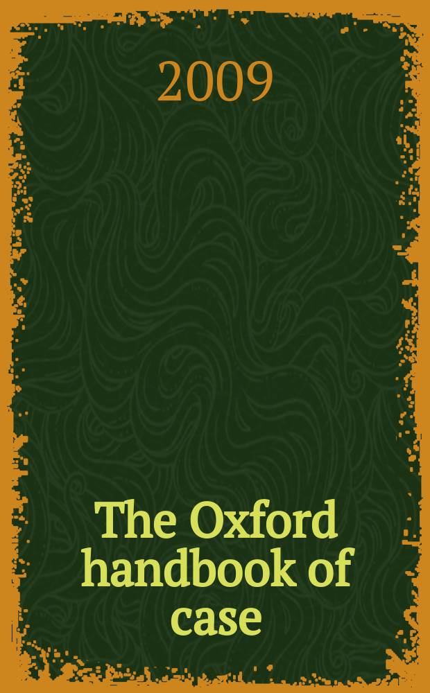 The Oxford handbook of case = Оксфордский учебник. Падеж.