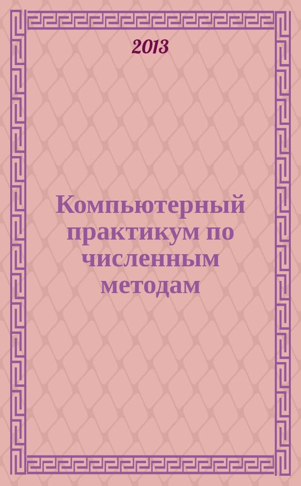 Компьютерный практикум по численным методам : учебное пособие
