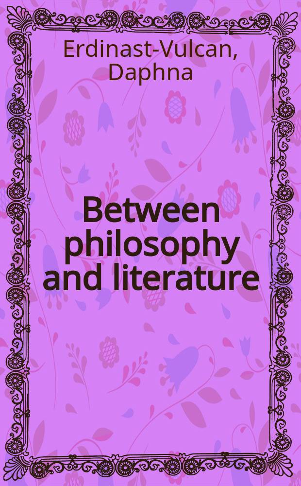 Between philosophy and literature : Bakhtin and the question of the subject = Между философией и литературой: Бахтин и вопросы по теме.