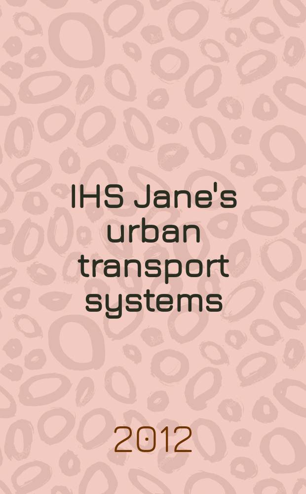 IHS Jane's urban transport systems
