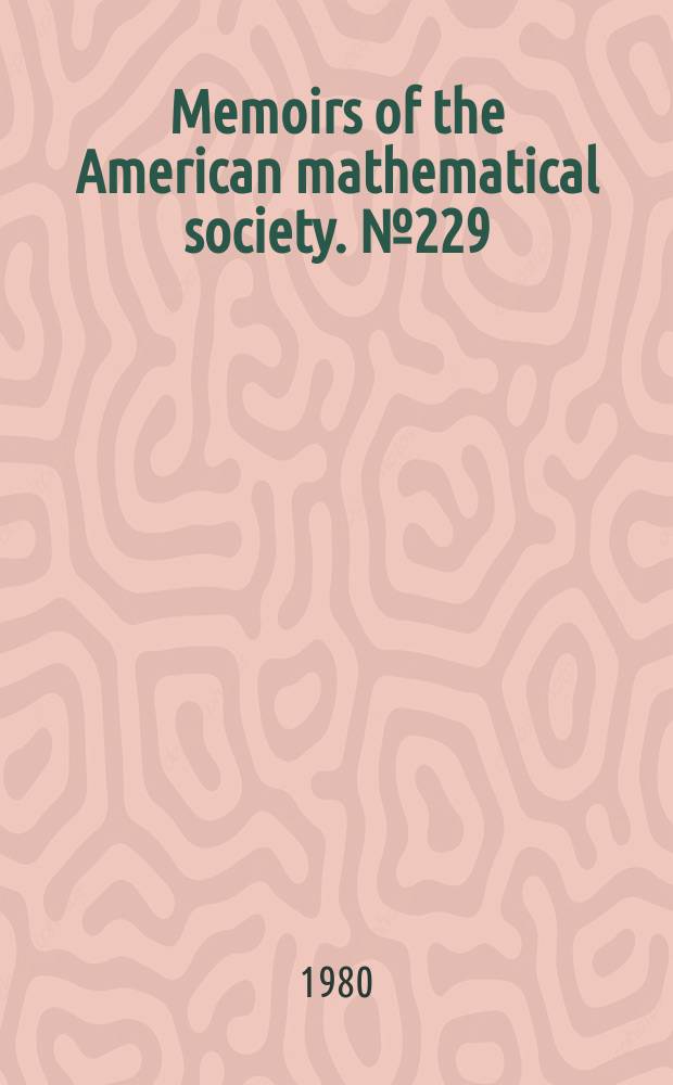 Memoirs of the American mathematical society. №229 : Pseudorriemannian symmetric...