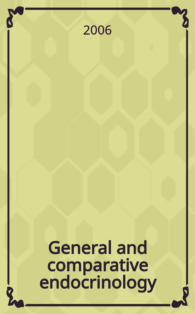 General and comparative endocrinology : An international journal. Vol. 149, № 3