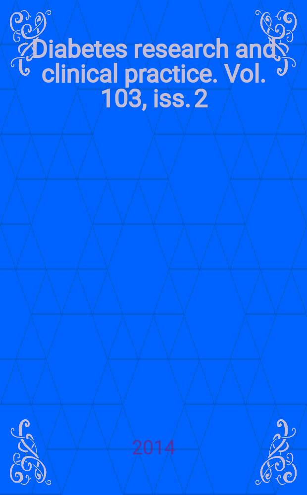 Diabetes research and clinical practice. Vol. 103, iss. 2