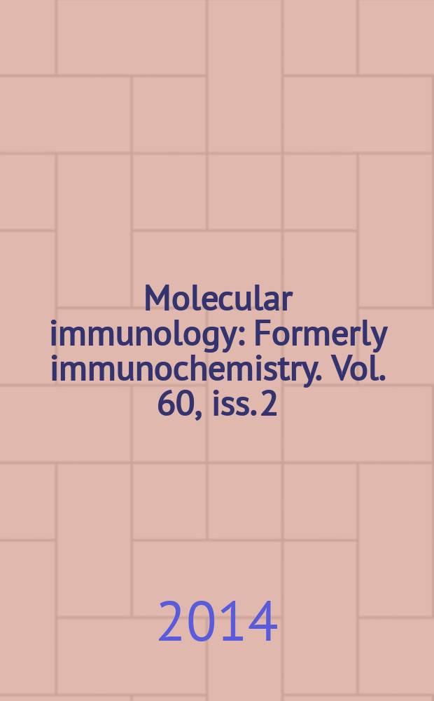 Molecular immunology : Formerly immunochemistry. Vol. 60, iss. 2