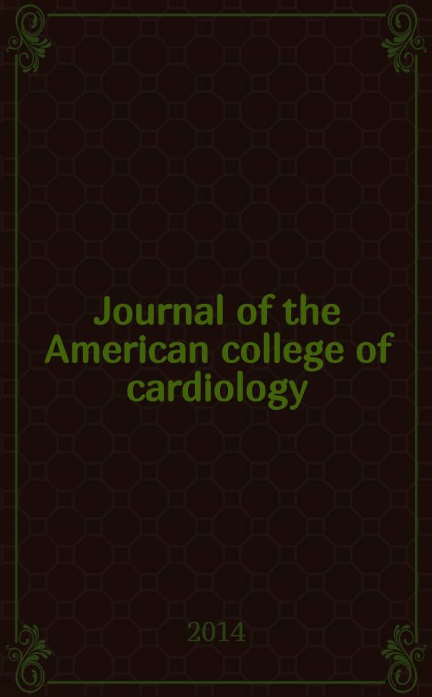Journal of the American college of cardiology : JACC. Vol. 63, № 16