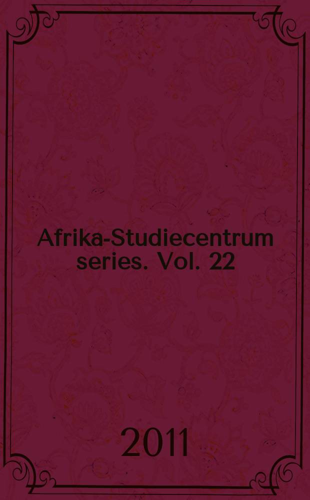 Afrika-Studiecentrum series. Vol. 22 : Rural resistance in South Africa = Сопротивление в сельской местности в Южной Африке. Восстания Мпондо - 50 лет спустя.