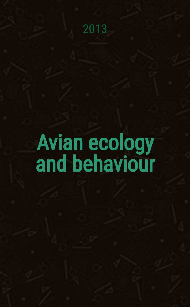 Avian ecology and behaviour : Proc. of the biol. station "Rybachy". Vol.23