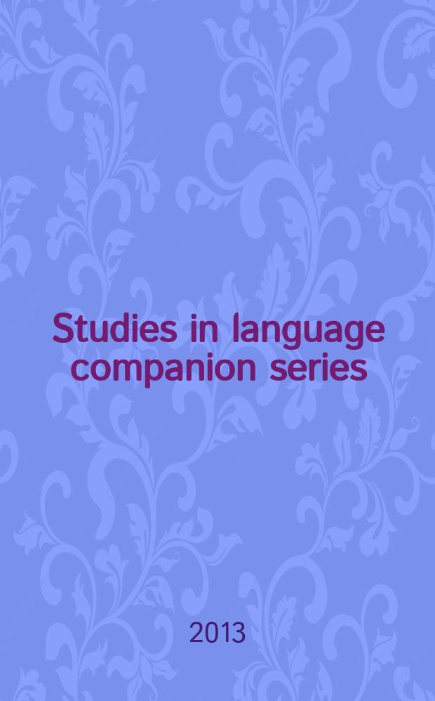 Studies in language companion series : SLCS companion ser. to "Studies in language". Vol. 136 : Deixis and pronouns in Romance languages = Дейксис и местоимения в романских языках