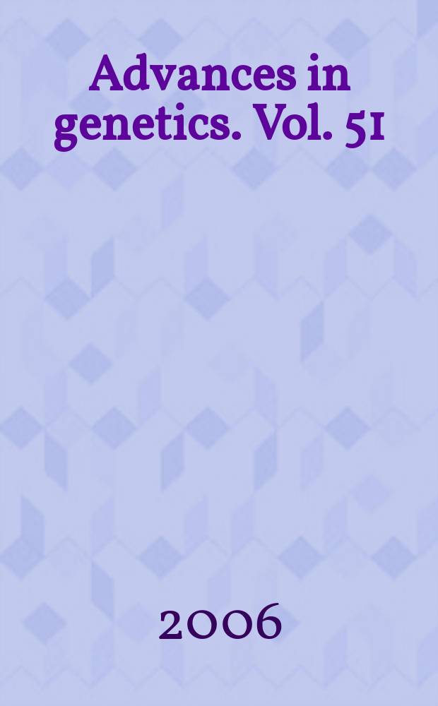 Advances in genetics. Vol. 51 : Gene doping in sports