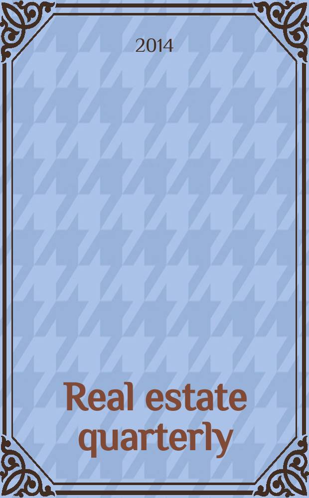 Real estate quarterly : REQ The Moscow times business review. 2014, № 2 (42)