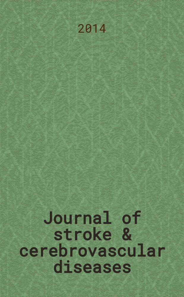 Journal of stroke & cerebrovascular diseases : official journal of the National stroke association and the Japan stroke society. Vol. 23, № 7