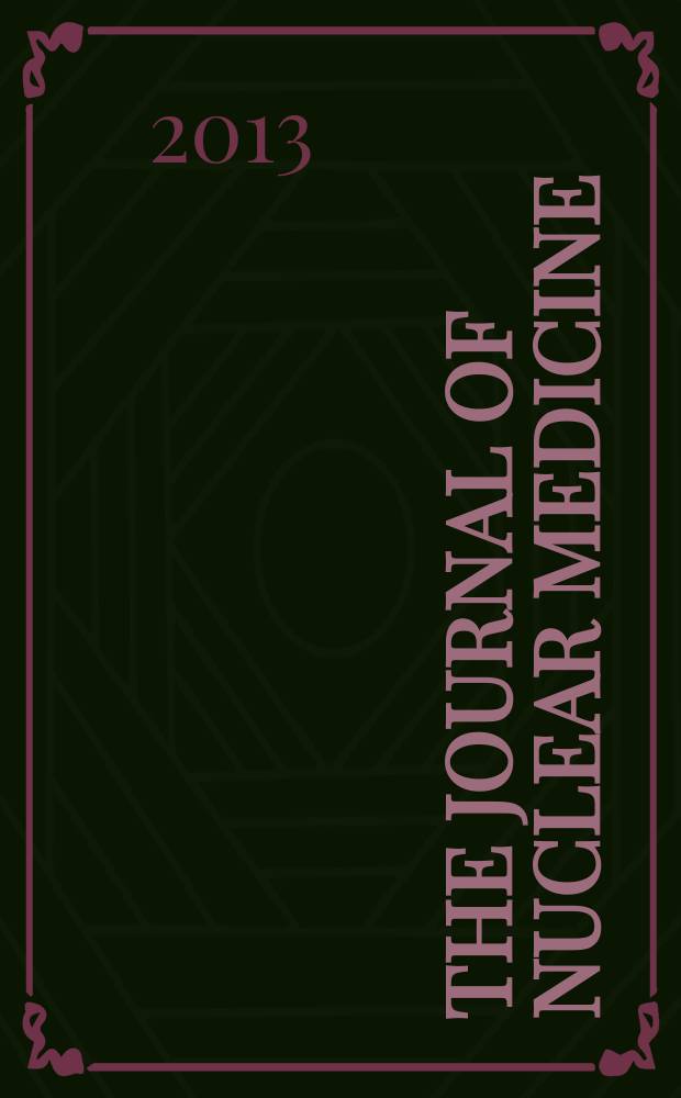 The Journal of nuclear medicine : The Official publ. of the Society of nuclear medicine. Vol. 54, № 10