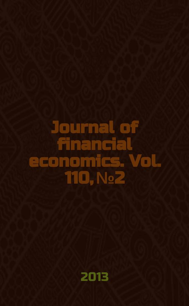 Journal of financial economics. Vol. 110, № 2