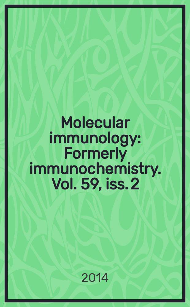 Molecular immunology : Formerly immunochemistry. Vol. 59, iss. 2