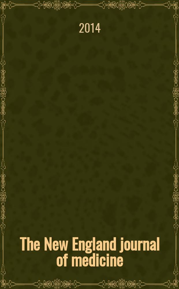 The New England journal of medicine : Formerly the Boston medical a. surgical journal. Vol. 370, № 26