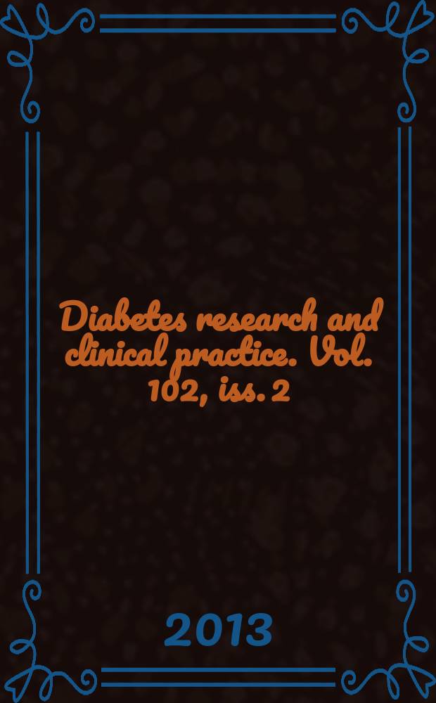 Diabetes research and clinical practice. Vol. 102, iss. 2