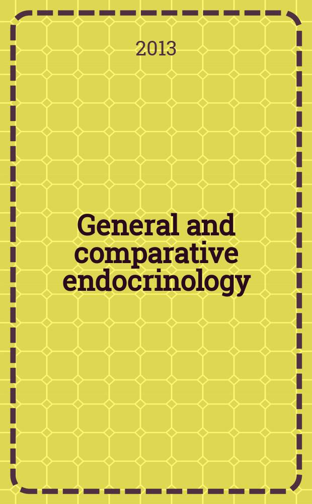 General and comparative endocrinology : An international journal. Vol. 192 : 7th International symposium on fish endocrinology, September 3-6, 2012, Buenos Aires