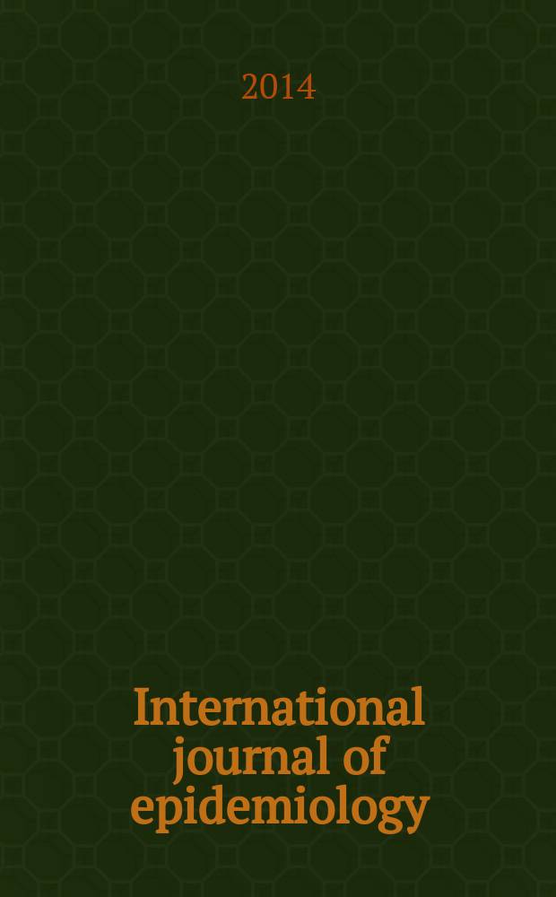 International journal of epidemiology : Offic. journal of the Intern. epidemiol. assoc. Vol. 43, № 3