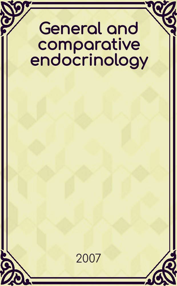 General and comparative endocrinology : An international journal. Vol. 150, № 3
