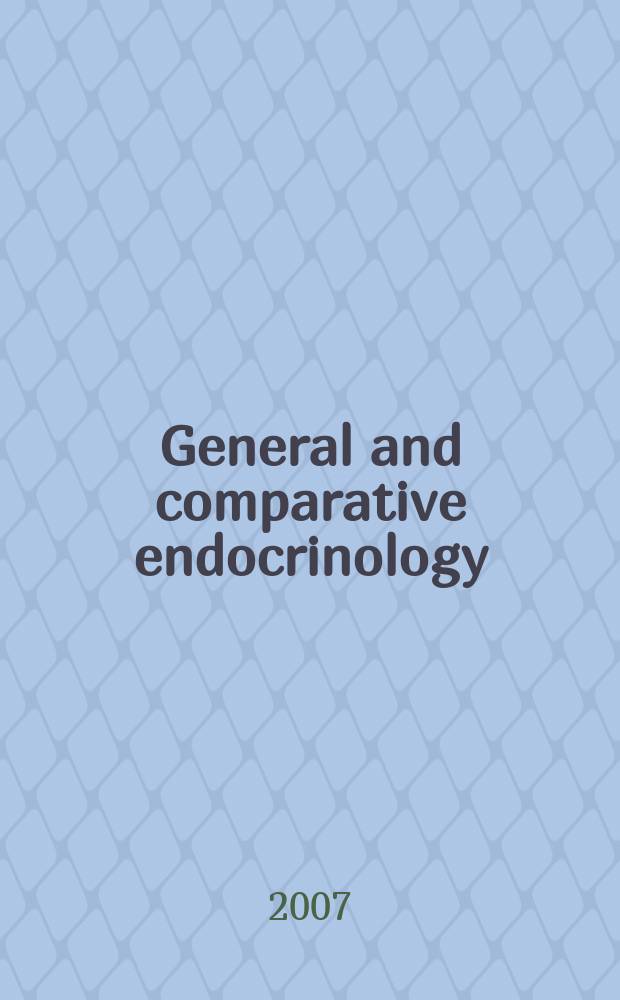 General and comparative endocrinology : An international journal. Vol. 151, № 1