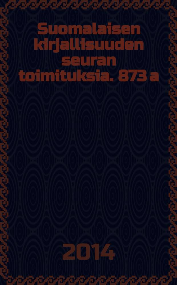 Suomalaisen kirjallisuuden seuran toimituksia. 873[a] : Marskin ryyppy = Рюмка маршала