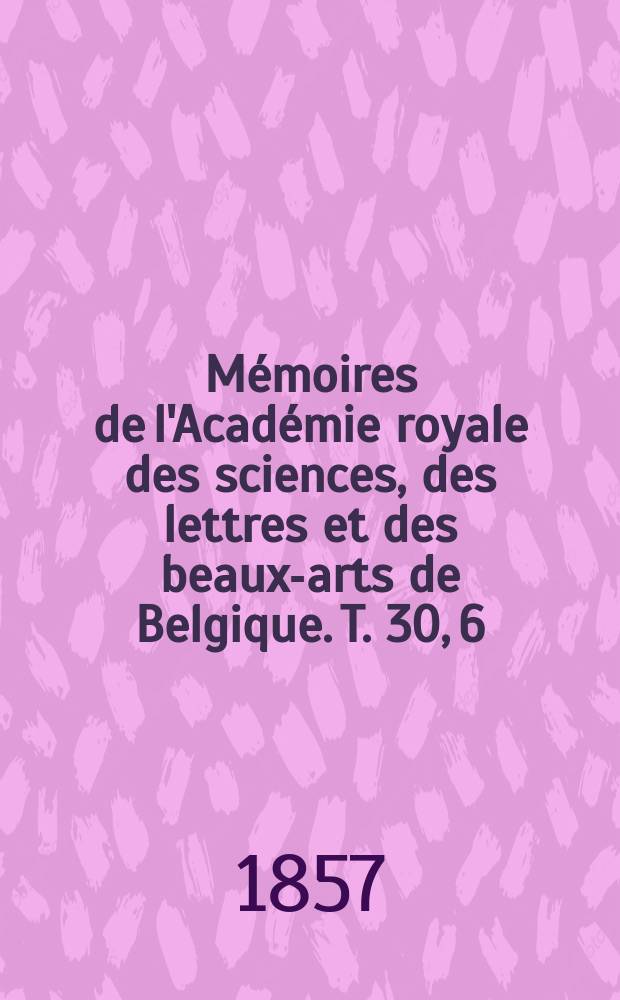 Mémoires de l'Académie royale des sciences, des lettres et des beaux-arts de Belgique. T. 30, [6] : Pélops et Oenomaüs = Пелопс и Эномай