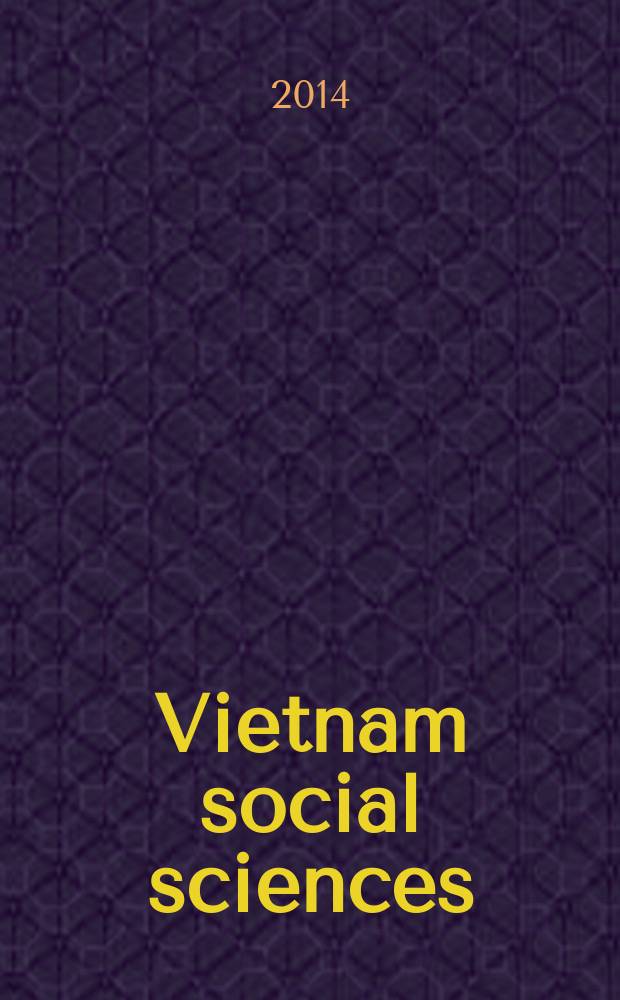 Vietnam social sciences : Bimonth. rev. 2014, № 2(160)