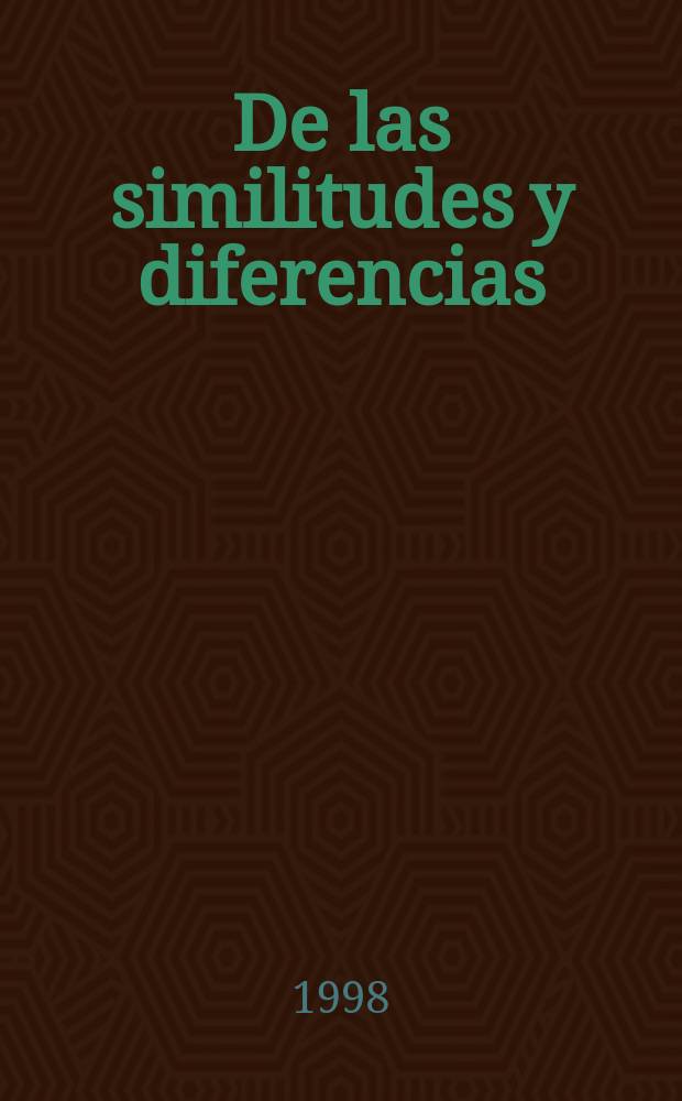 De las similitudes y diferencias : honor y drama de los siglos XVI y XVII en Italia y España = Сходство и различия