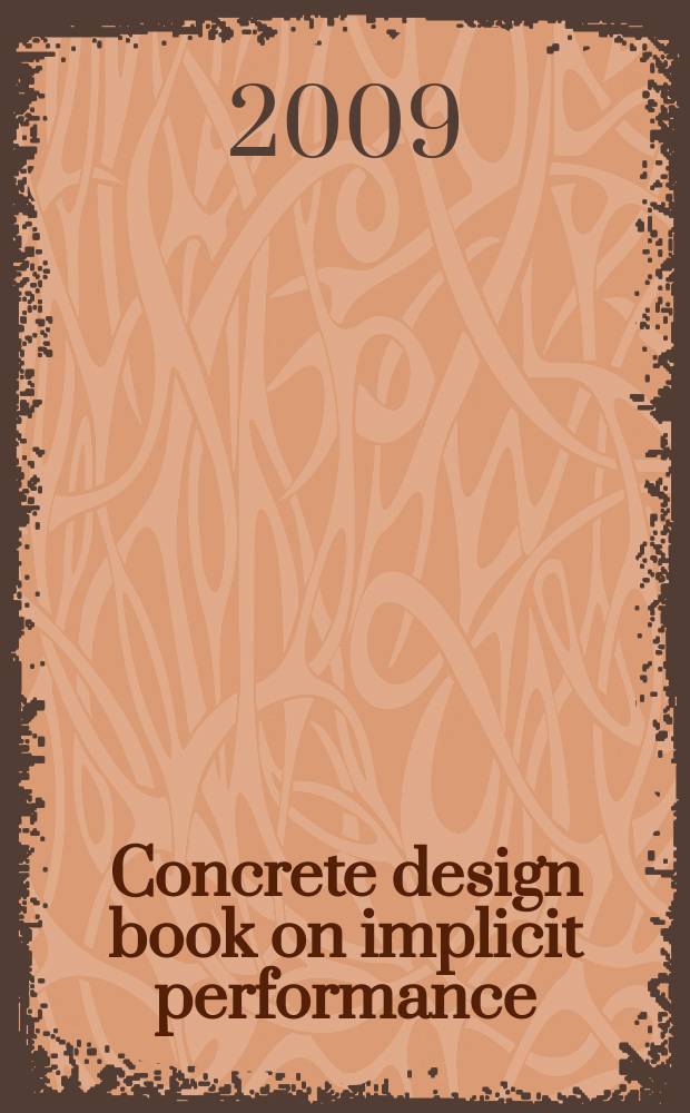 Concrete design book on implicit performance