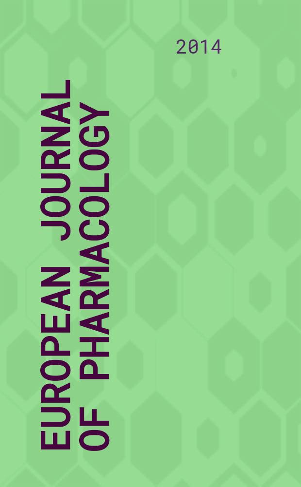 European journal of pharmacology : An intern. j. Vol. 739 : Special issue on calcium channels