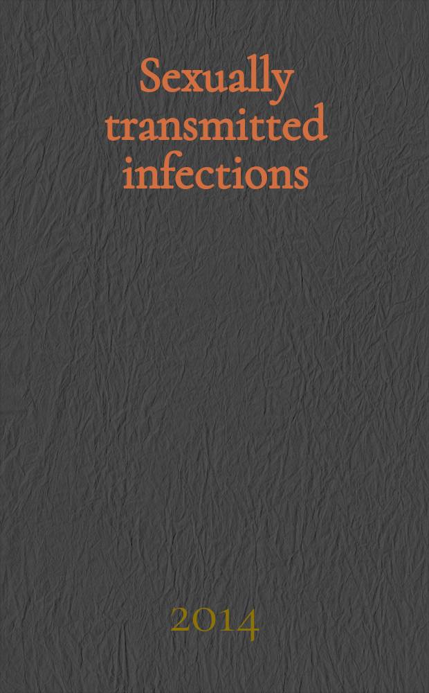 Sexually transmitted infections : Formerly Genitourinary medicine The j. of sexual health & HIV. Vol. 90, № 6