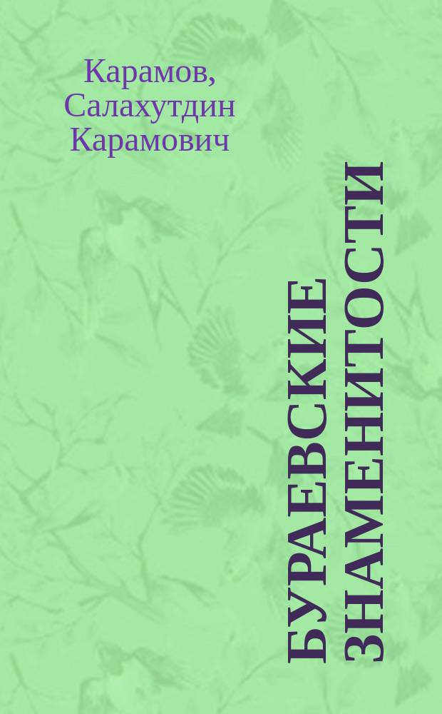 Бураевские знаменитости : (очерки)