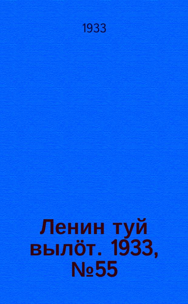 Ленин туй вылöт. 1933, № 55(763) (20 апр.)