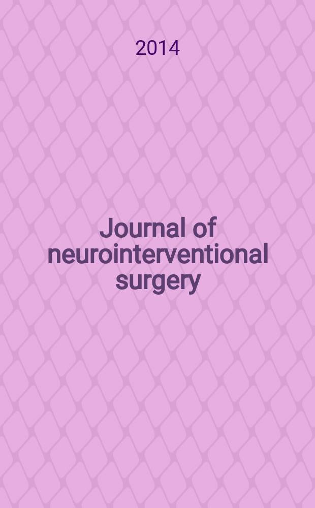 Journal of neurointerventional surgery : JNIS the official journal of SNIS and SVIN. Vol. 6, № 8