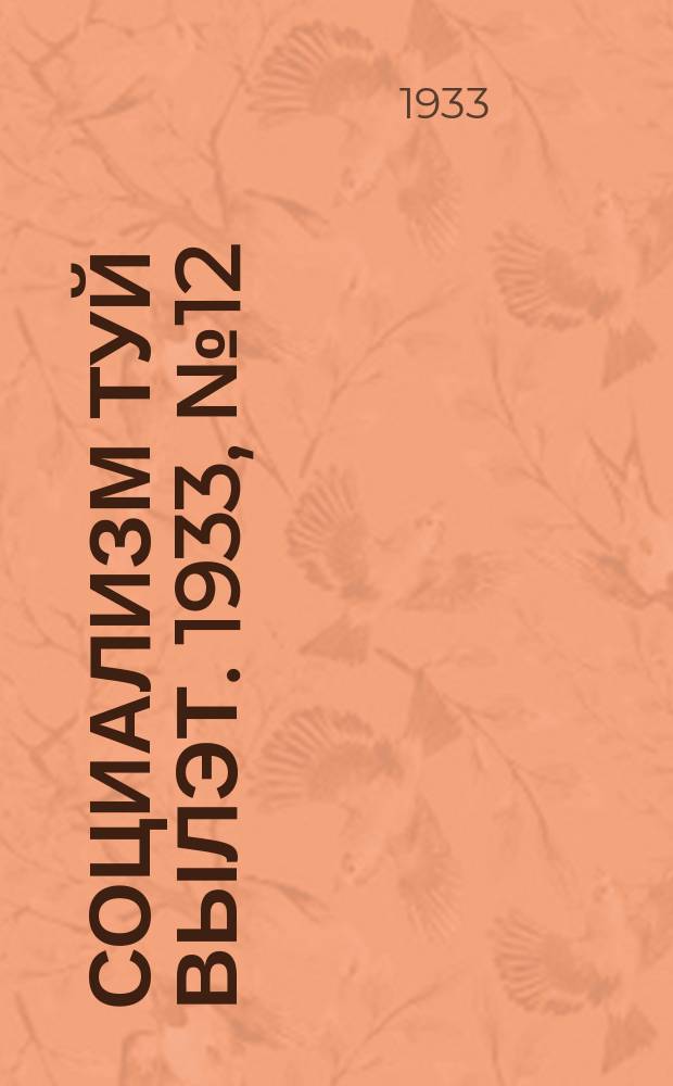 Социализм туй вылэт. 1933, № 12(61) (6 марта)