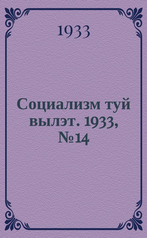 Социализм туй вылэт. 1933, № 14(63) (15 марта)