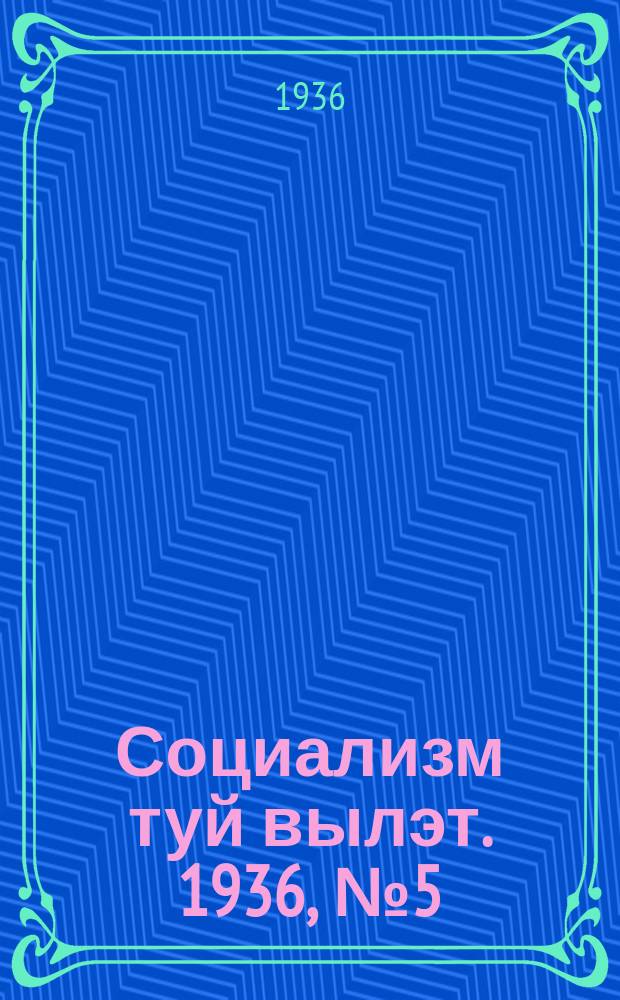 Социализм туй вылэт. 1936, № 5(305) (17 янв.)