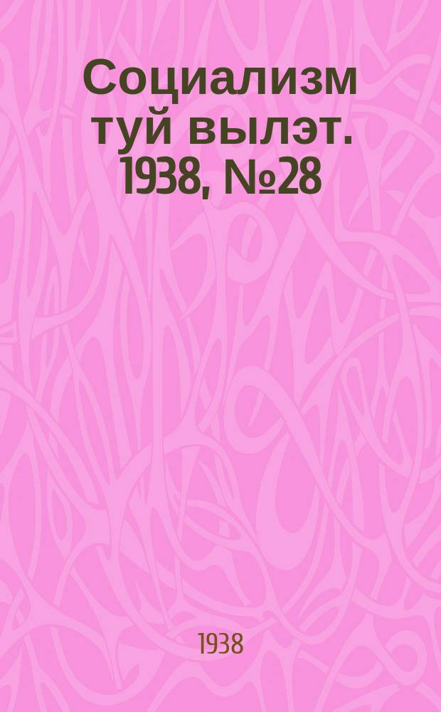 Социализм туй вылэт. 1938, № 28(461) (1 мая)