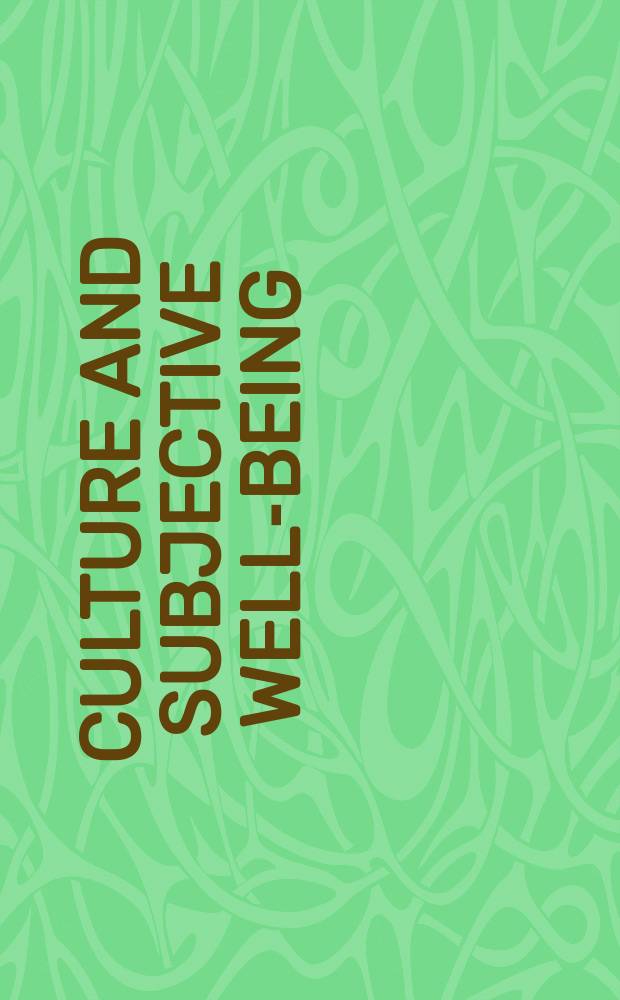 Culture and subjective well-being
