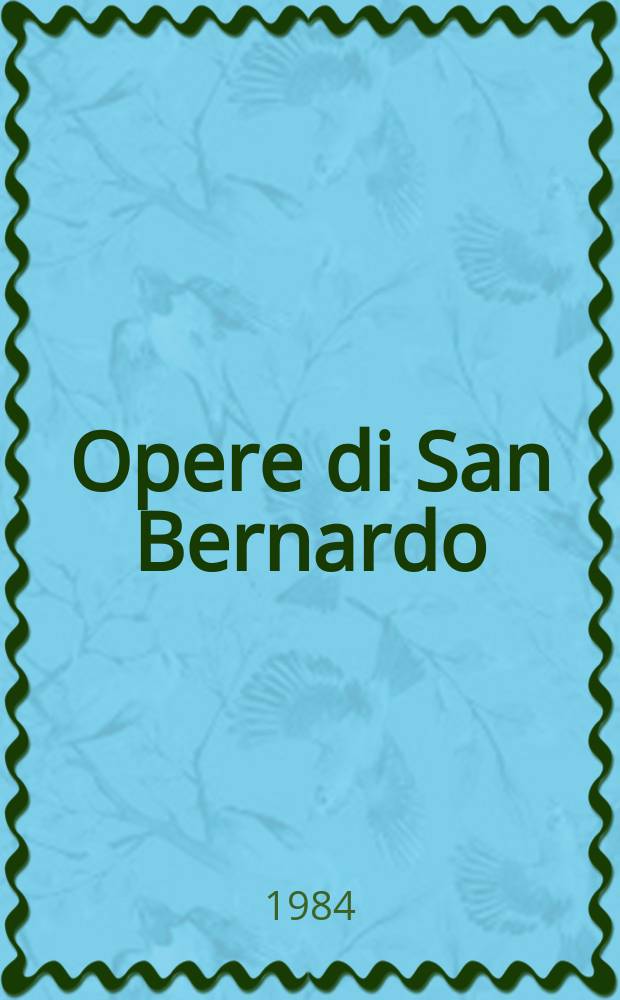 Opere di San Bernardo