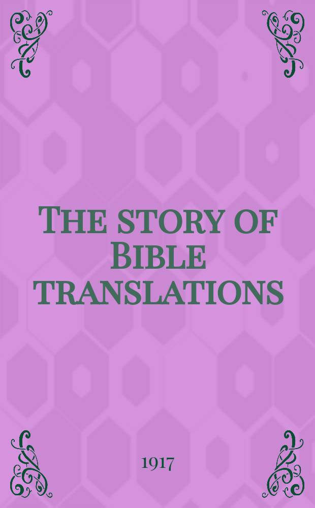 The story of Bible translations