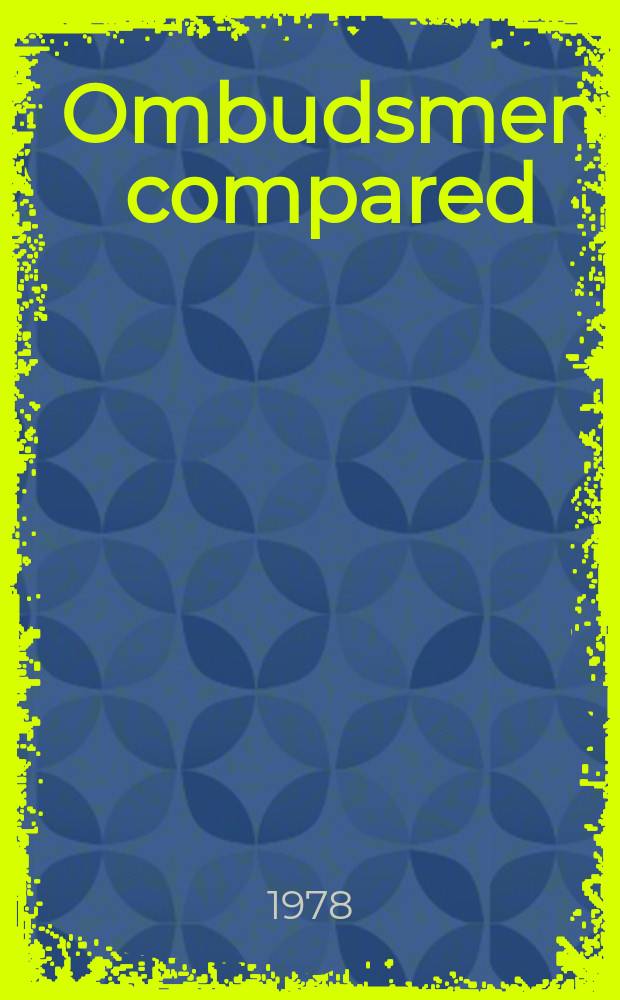 Ombudsmen compared