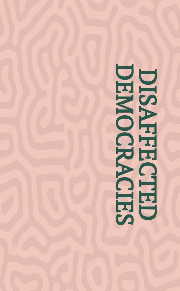 Disaffected democracies : what's troubling the trilateral countries?