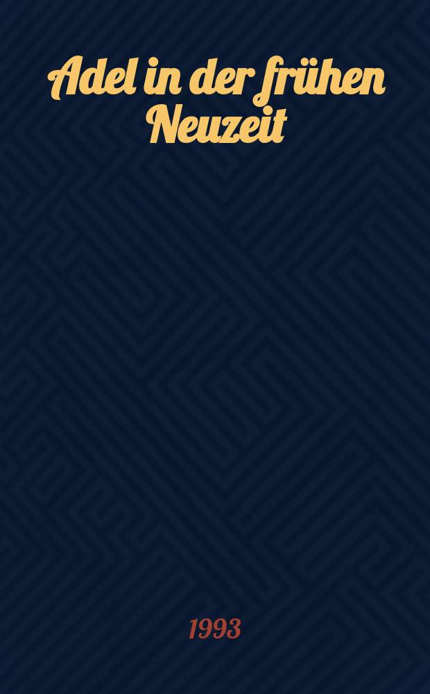 Adel in der frühen Neuzeit