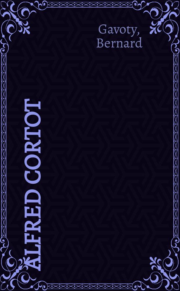 Alfred Cortot
