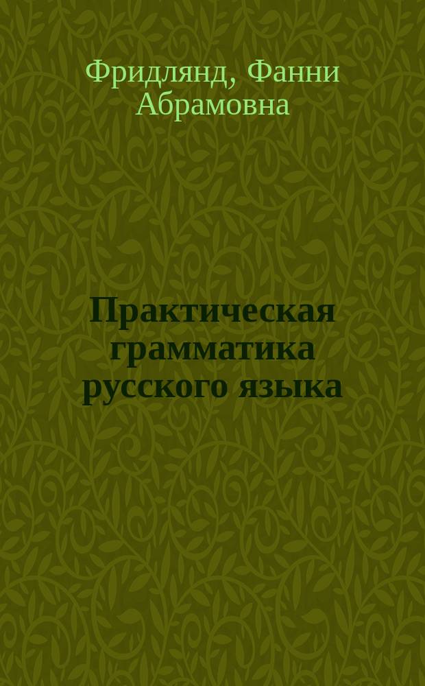 Практическая грамматика русского языка