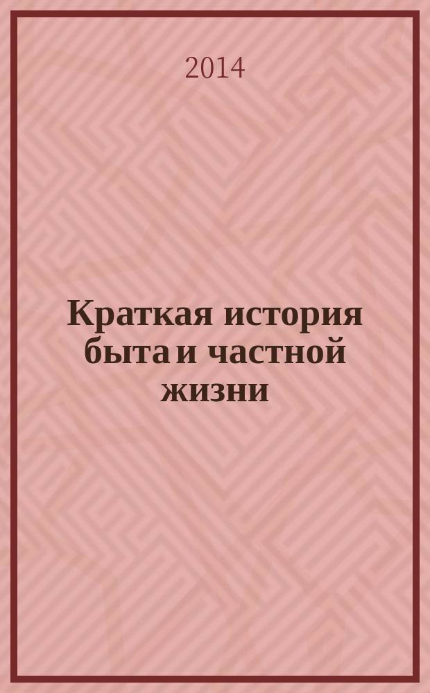 Краткая история быта и частной жизни : 18+
