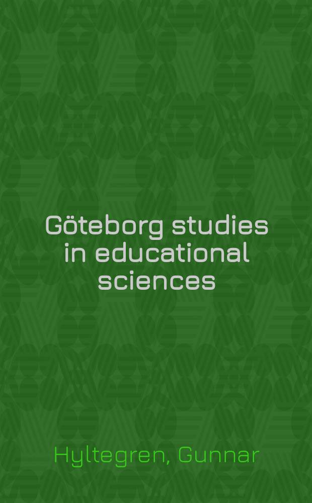 Göteborg studies in educational sciences : Vaghet och vanmakt = Неопределенность и бессилие