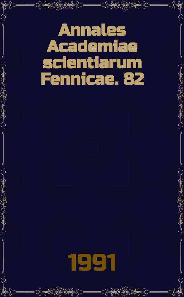 Annales Academiae scientiarum Fennicae. 82 : Decompositions of Teichmüller space by geodesie length mappings