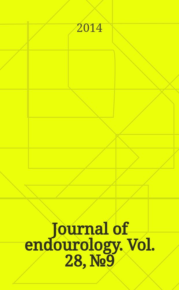 Journal of endourology. Vol. 28, № 9